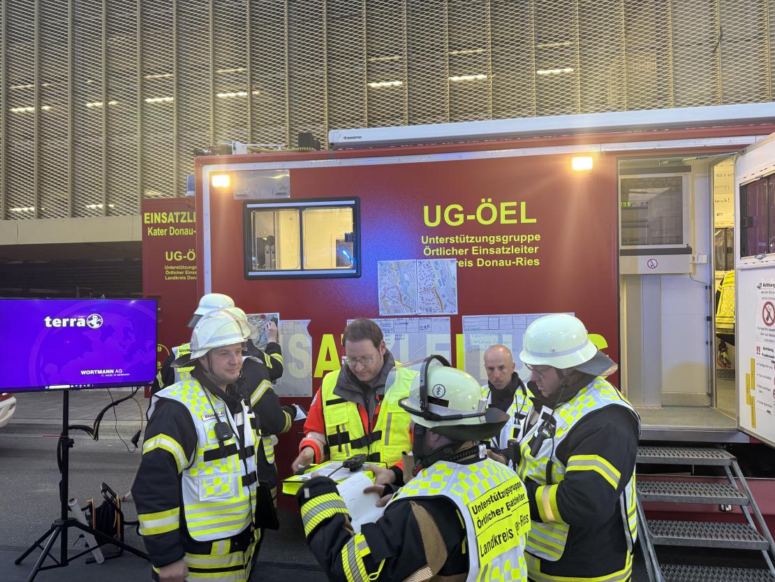 Großübung in Nördlingen