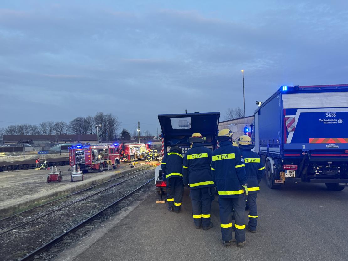 Großübung in Nördlingen