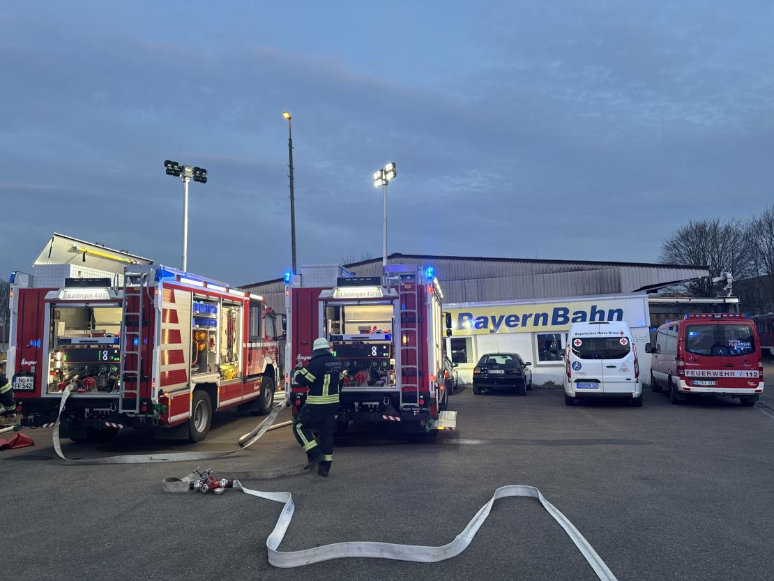 Großübung in Nördlingen