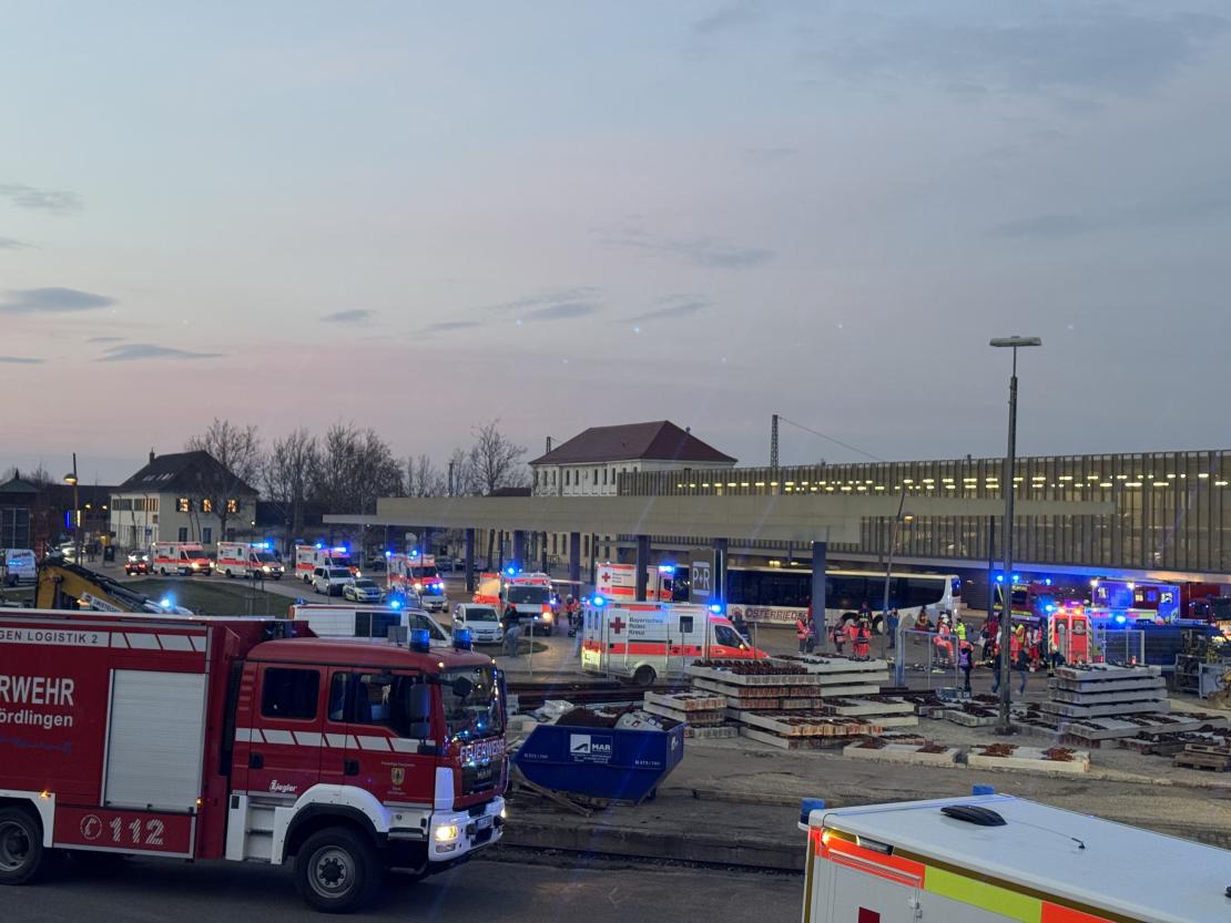 Großübung in Nördlingen