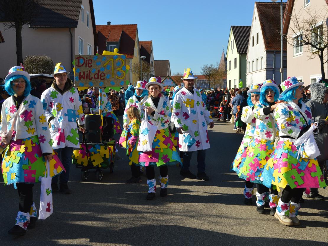 Faschingsumzug Megesheim 2025