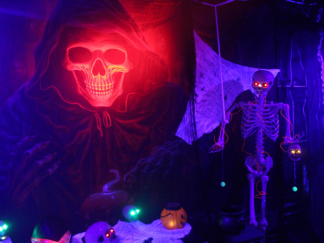 Zu Halloween entsteht in Amerdingen eine eigene Geisterbahn.