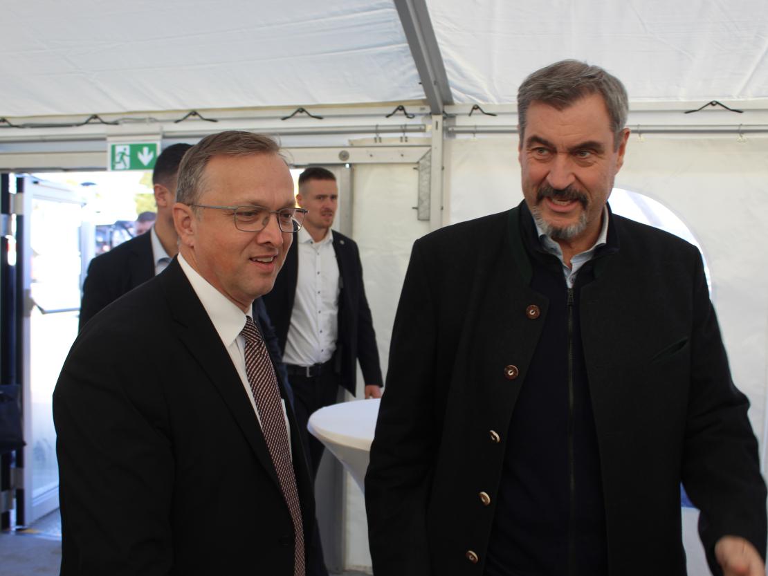 Besuch Söder Aiwanger Airbus 2025