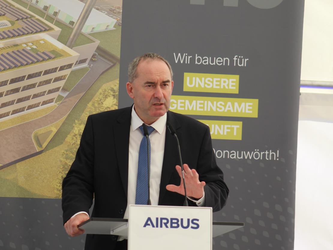 Besuch Söder Aiwanger Airbus 2025