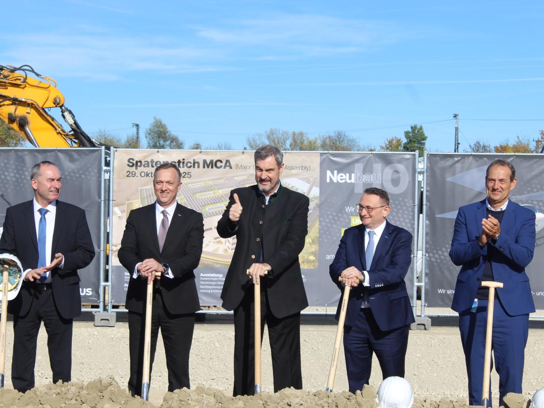 Besuch Söder Aiwanger Airbus 2025