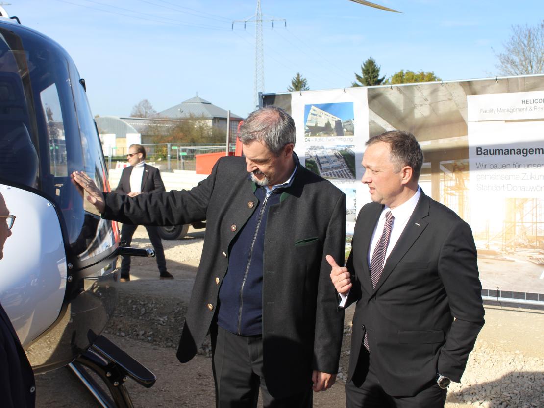 Besuch Söder Aiwanger Airbus 2025