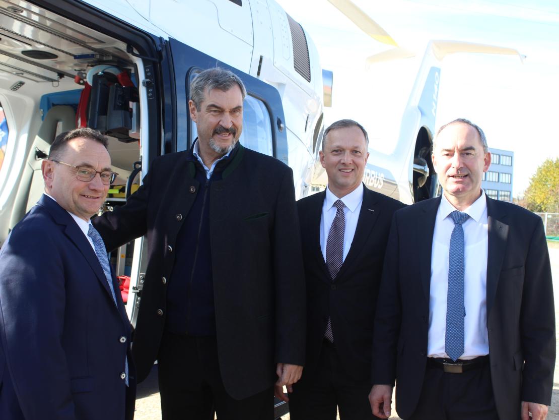 Besuch Söder Aiwanger Airbus 2025