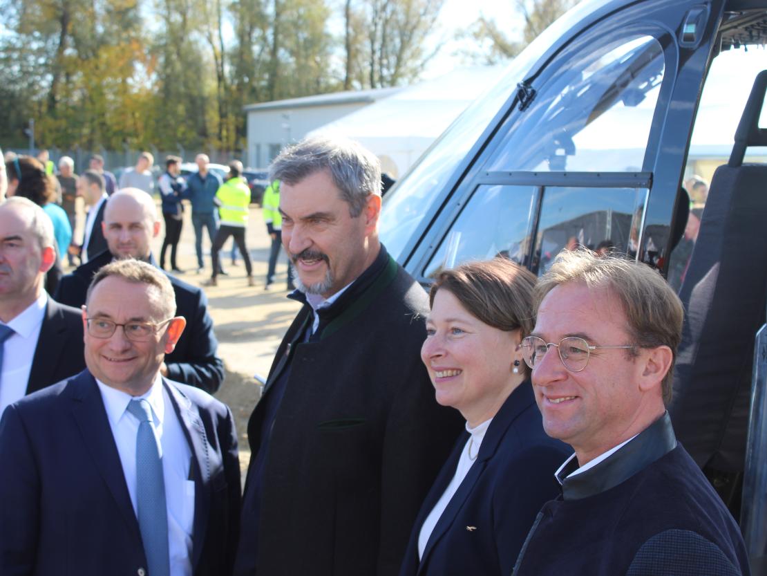 Besuch Söder Aiwanger Airbus 2025