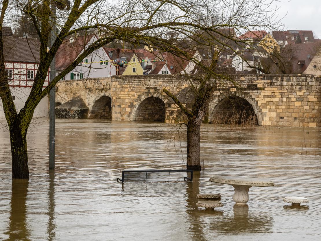 Hochwasser Harburg 2026