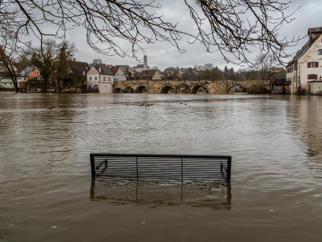 Hochwasser Harburg 2026