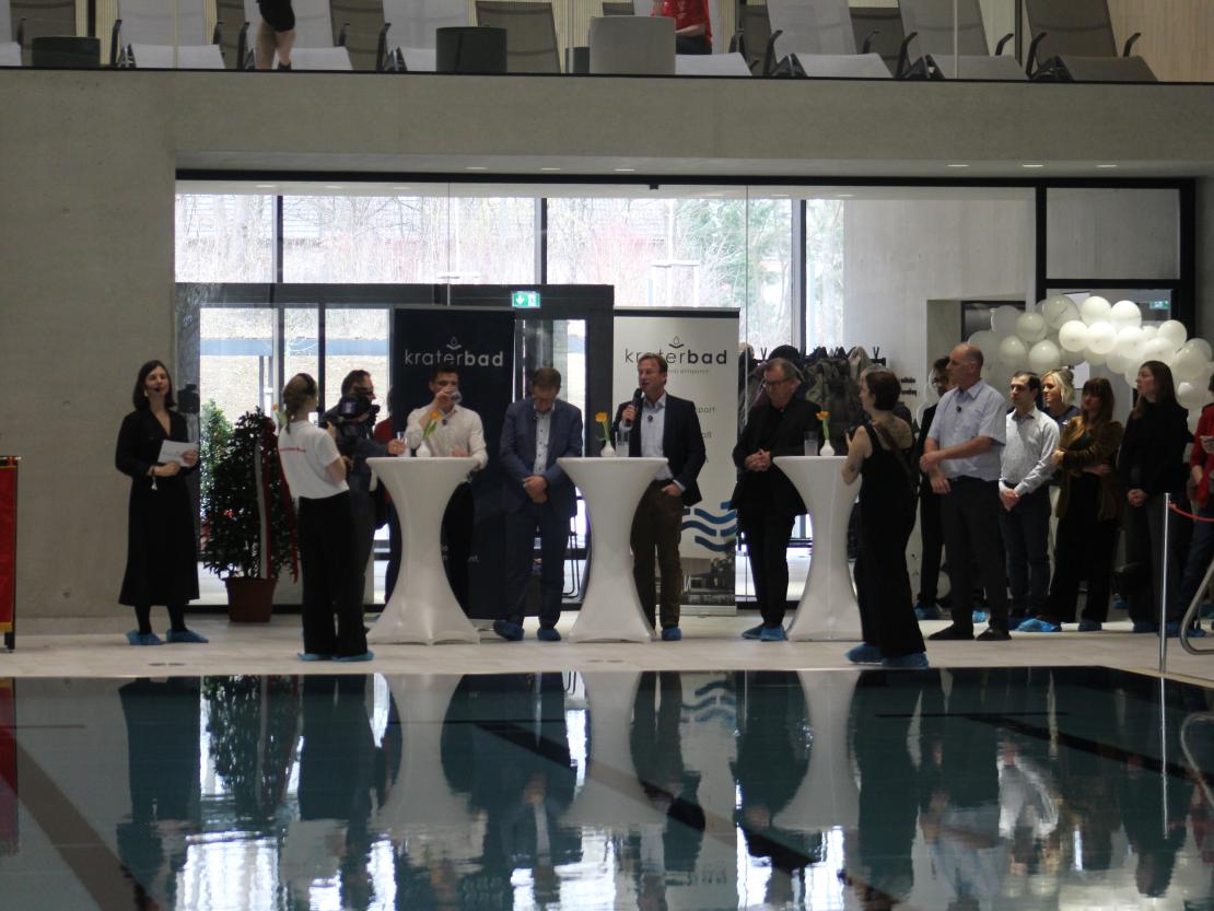 Eröffnungsfeier Kraterbad Nördlingen