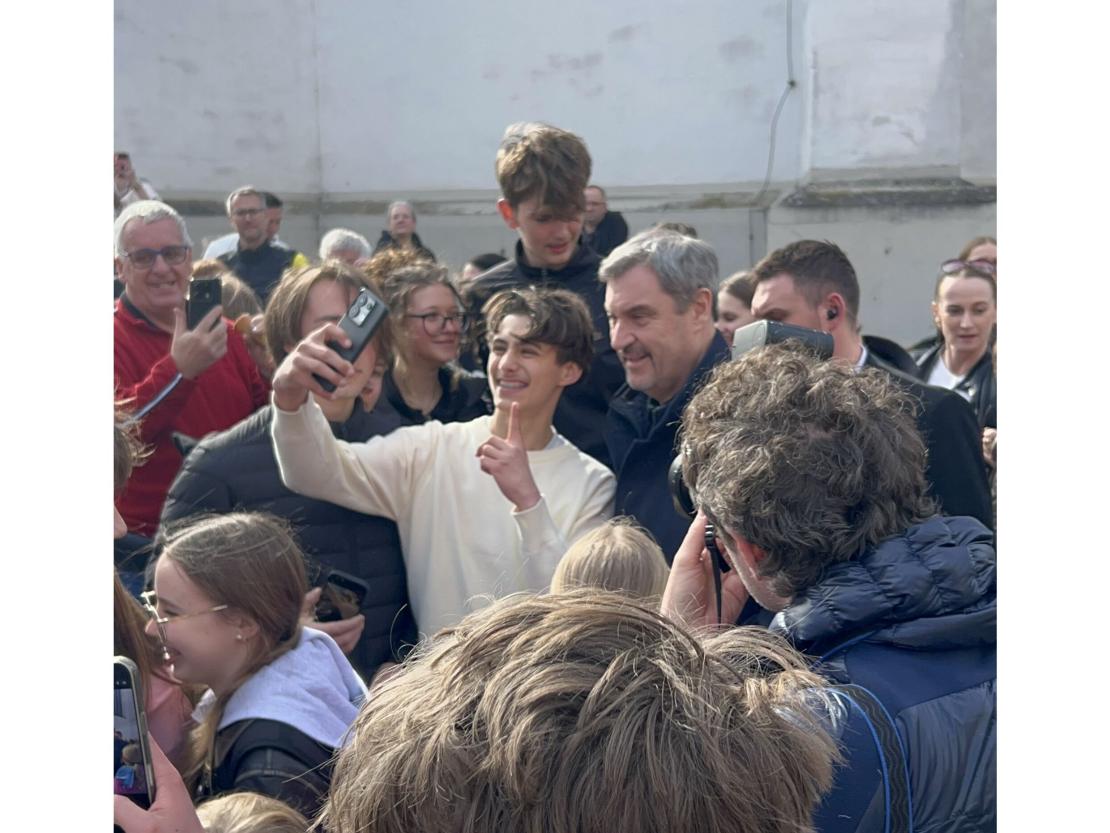 Bayerns Ministerpräsident Markus Söder in Donauwörth