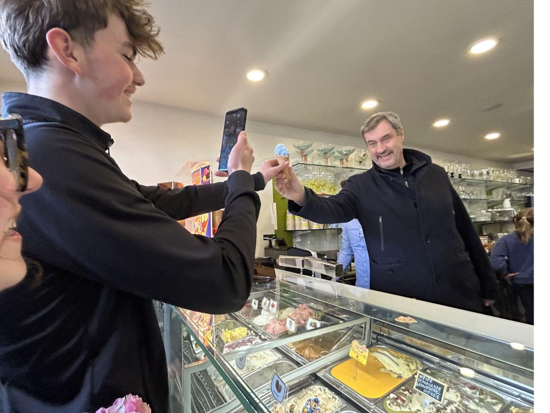 Bayerns Ministerpräsident Markus Söder in Donauwörth