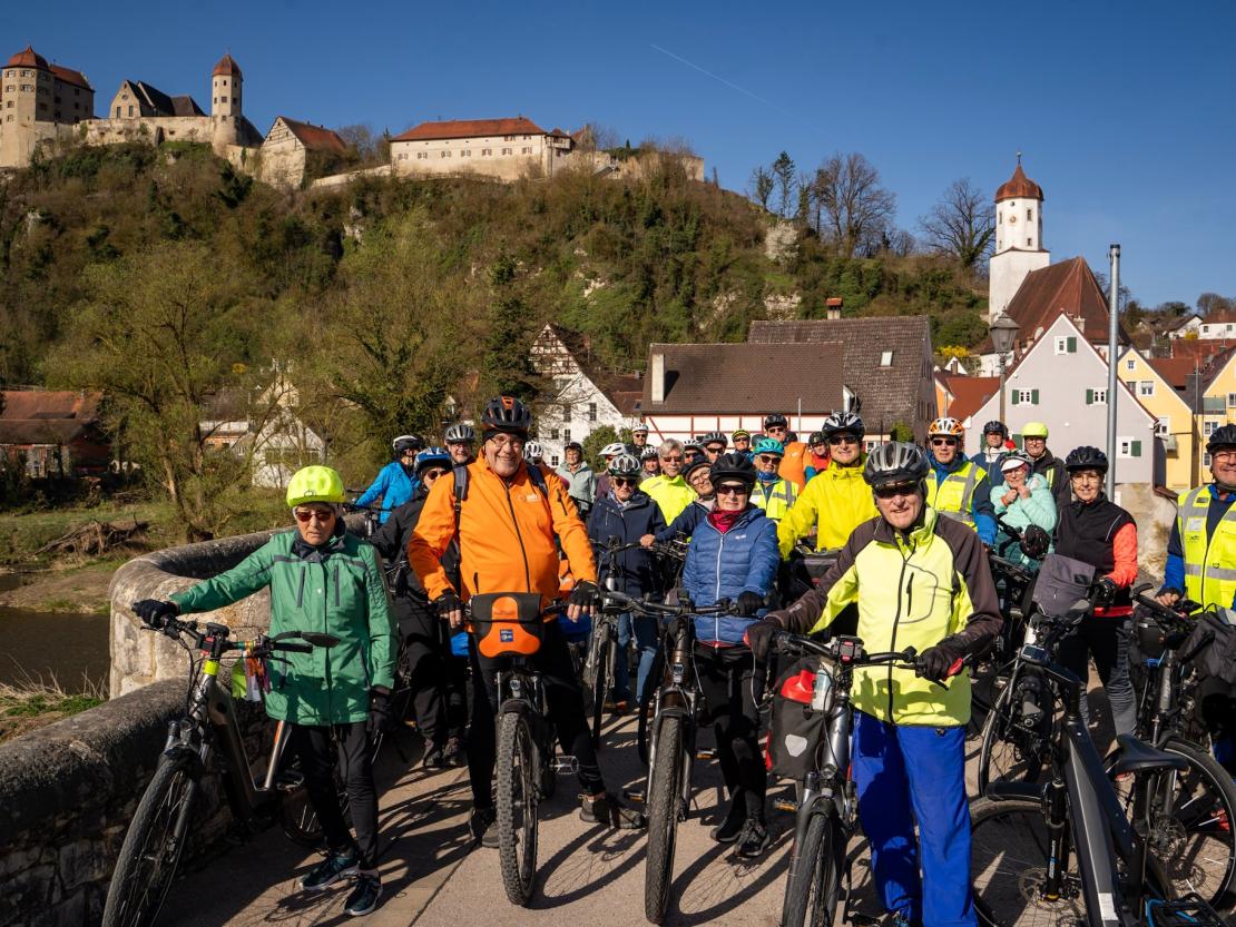 Eröffnung der Jakobus Ries-Radrunde am Ostermontag