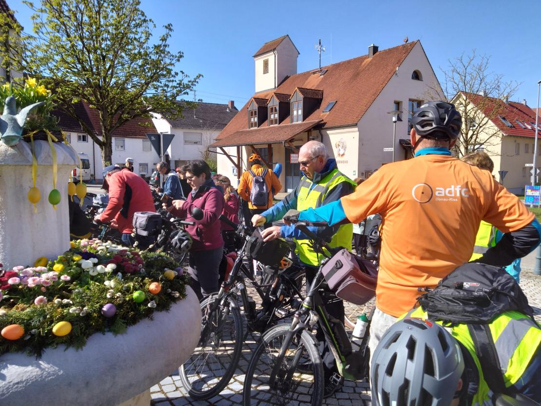 Eröffnung der Jakobus Ries-Radrunde am Ostermontag