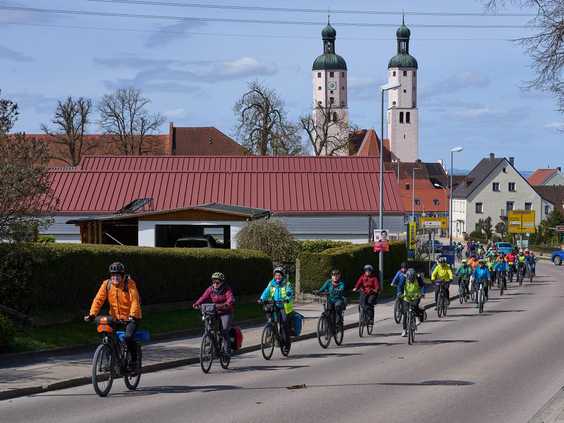 Eröffnung der Jakobus Ries-Radrunde am Ostermontag