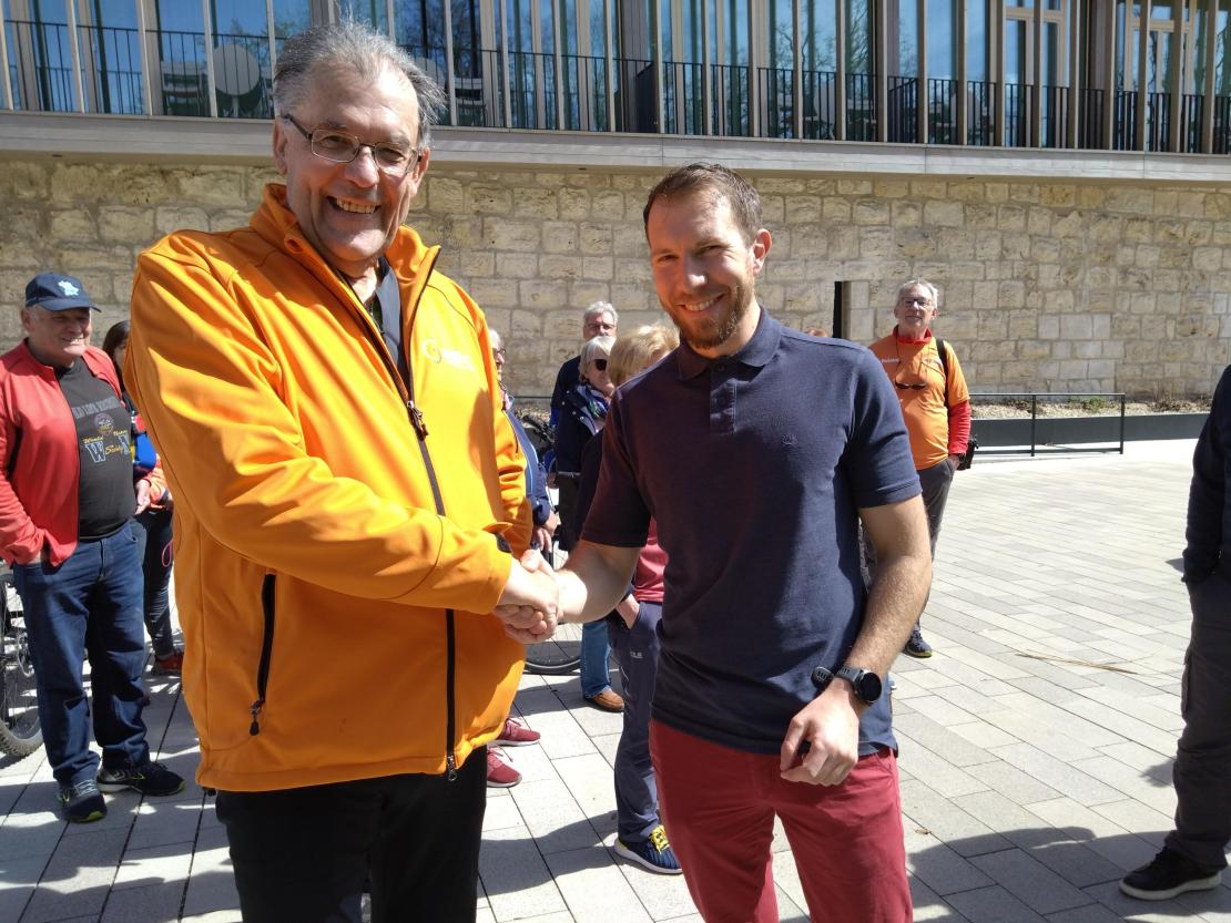 Eröffnung der Jakobus Ries-Radrunde am Ostermontag