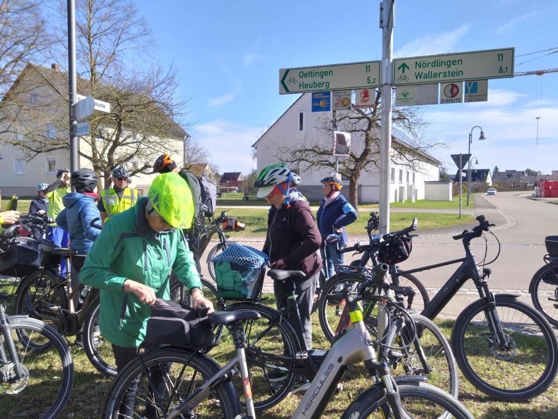 Eröffnung der Jakobus Ries-Radrunde am Ostermontag
