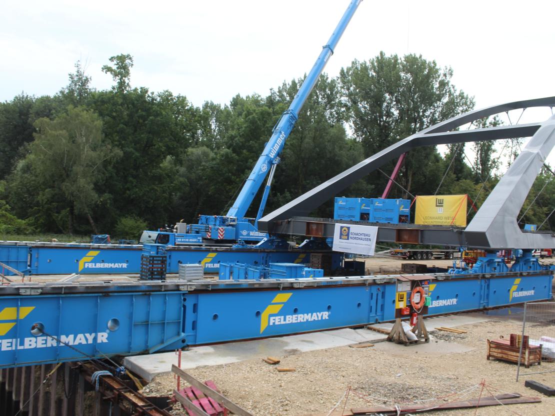 Donaubrücke Marxheim Einschwimmen 2026