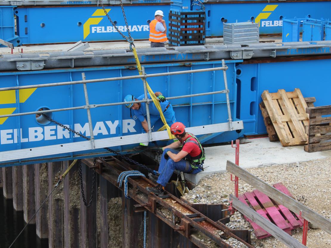 Donaubrücke Marxheim Einschwimmen 2026