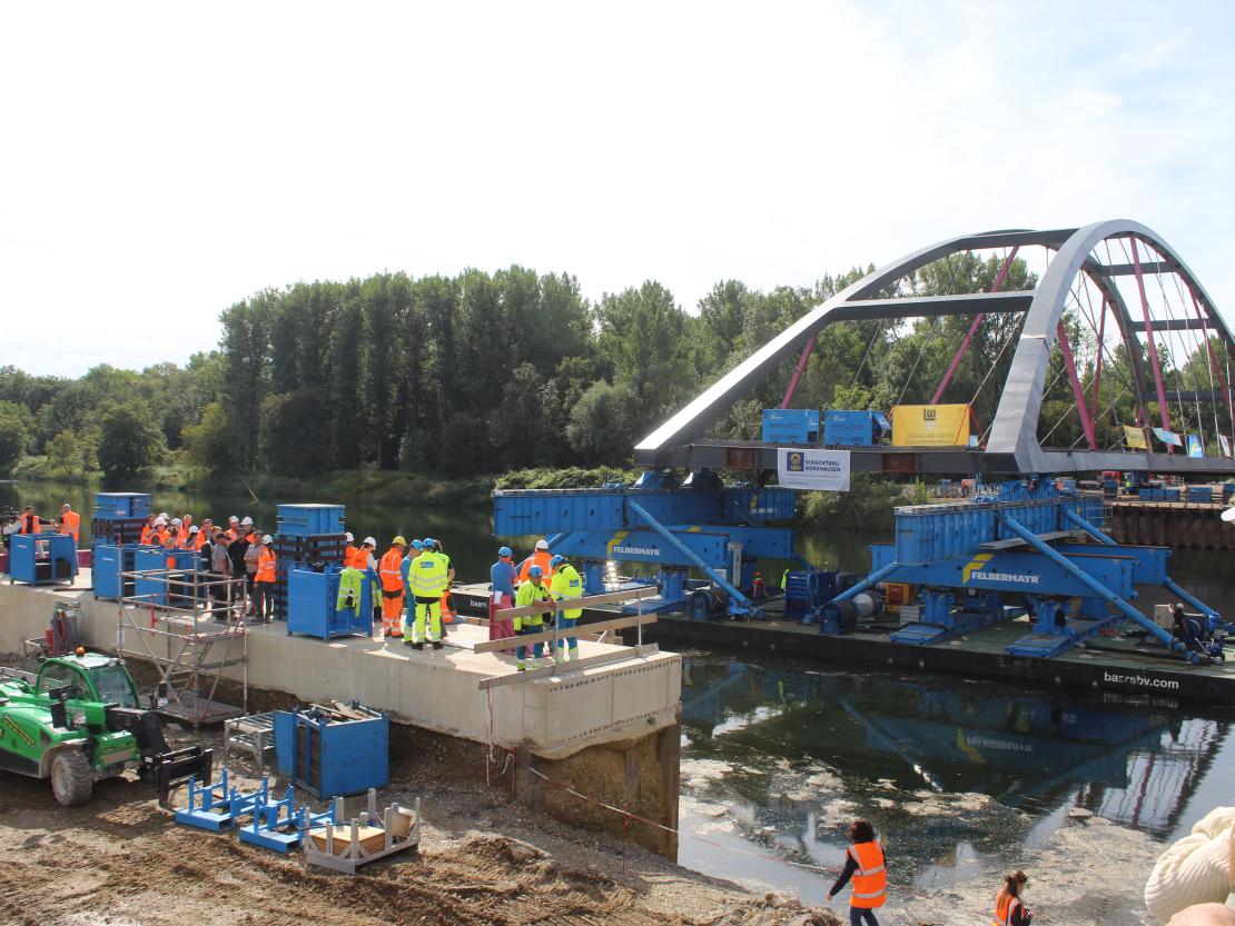 Donaubrücke Marxheim Einschwimmen 2026
