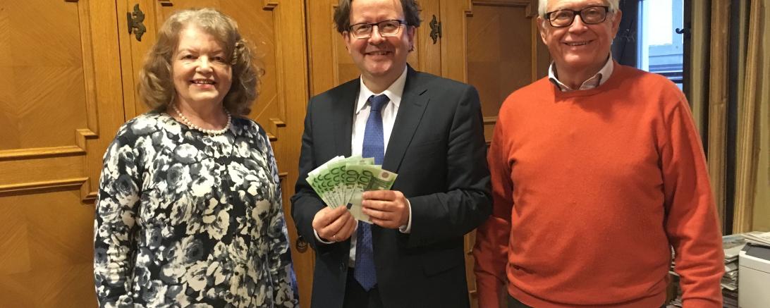 Spendenübergabe Gesangsverein Harmonie