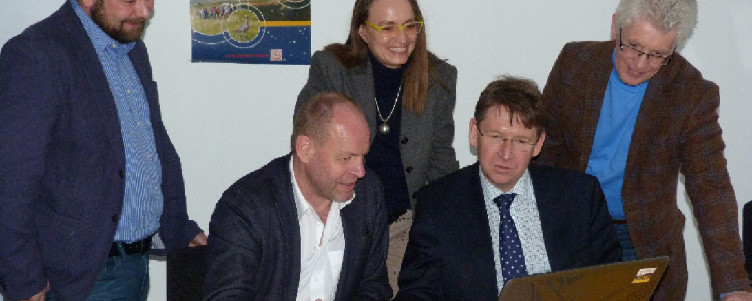 Freischaltung Website Geopark Ries 2017 2