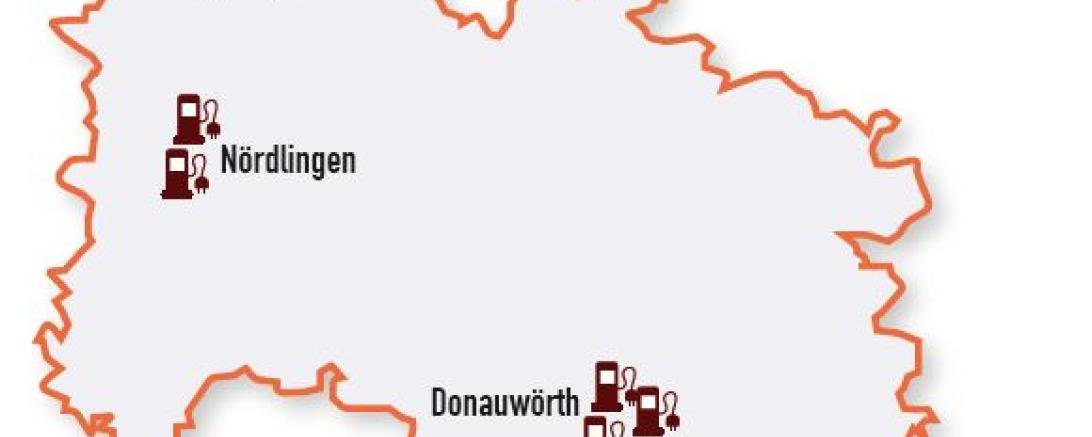 Ladesäulen im Landkreis