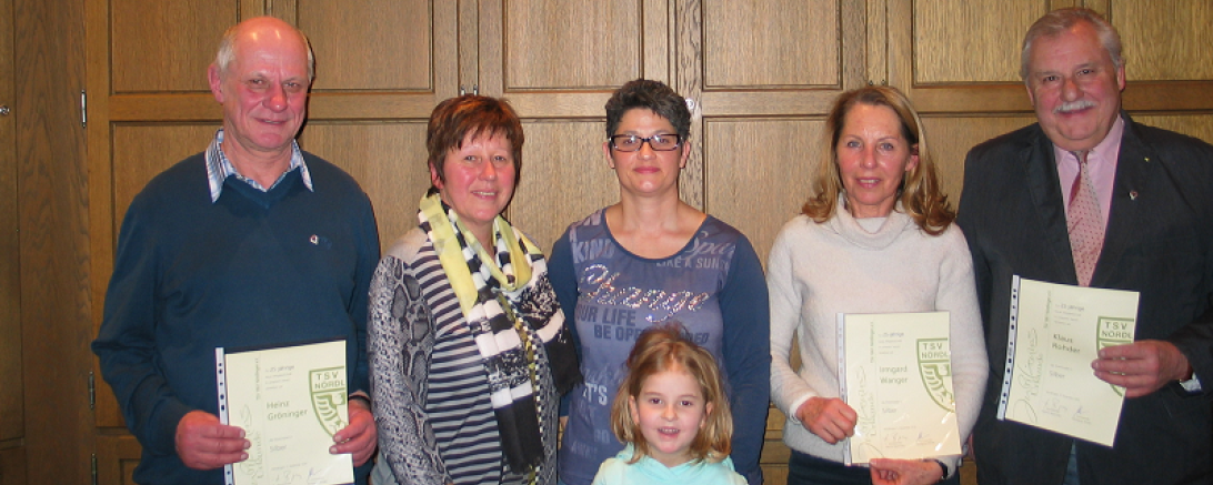 TSV Nördlingen Ehrung 25 Jahre 2017 2