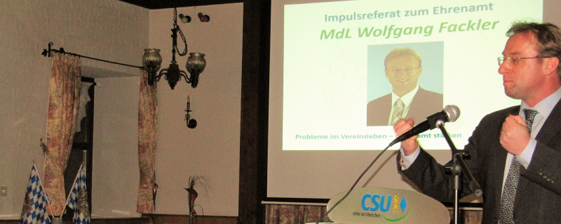 vortrag Mdl Fackler zum Ehrenamt 2017 2