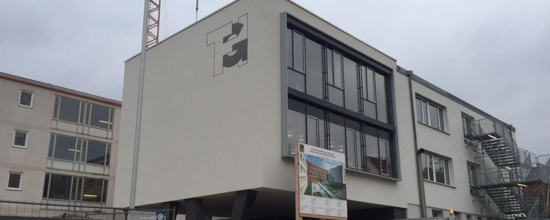 Baustelle am Theodor-Heuss-Gymnasium 