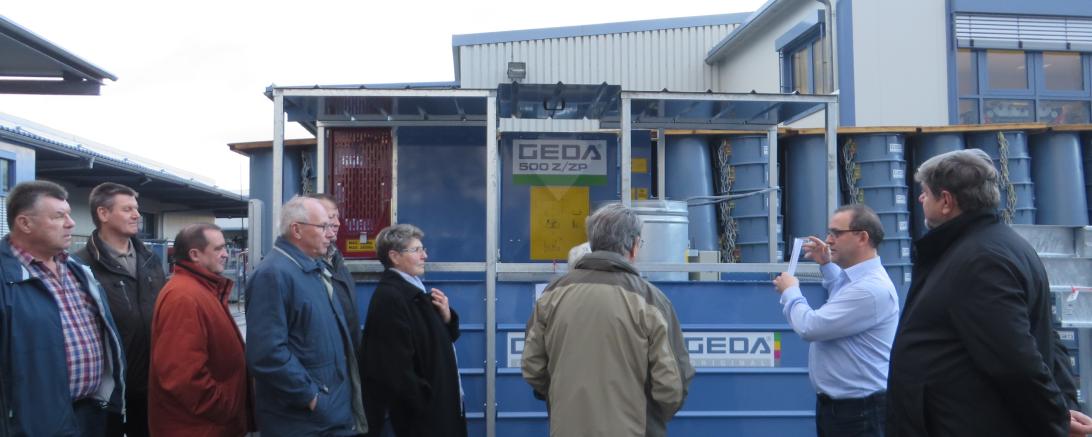 Bildungswerk Harburg zu Besuch bei GEDA