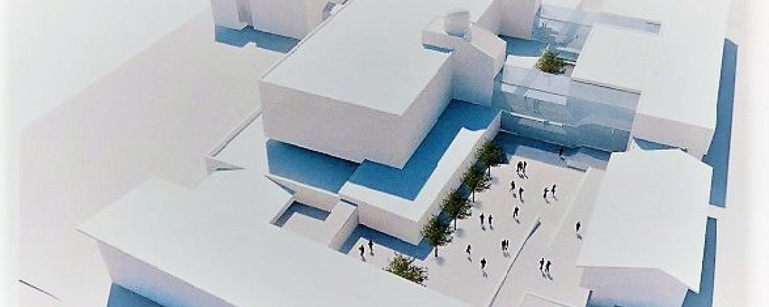 Der Entwurf des Architekturbüro Schlientz wird, so hat es der Kreisbauauschuss entschieden, weiterverfolgt. Entwurf: Schlientz/ Repro: LRA