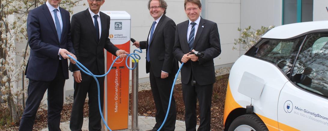 Einweihung Stromtankstelle