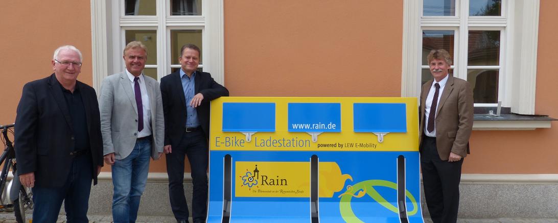 Foto Eröffnung E-Bike Ladestation