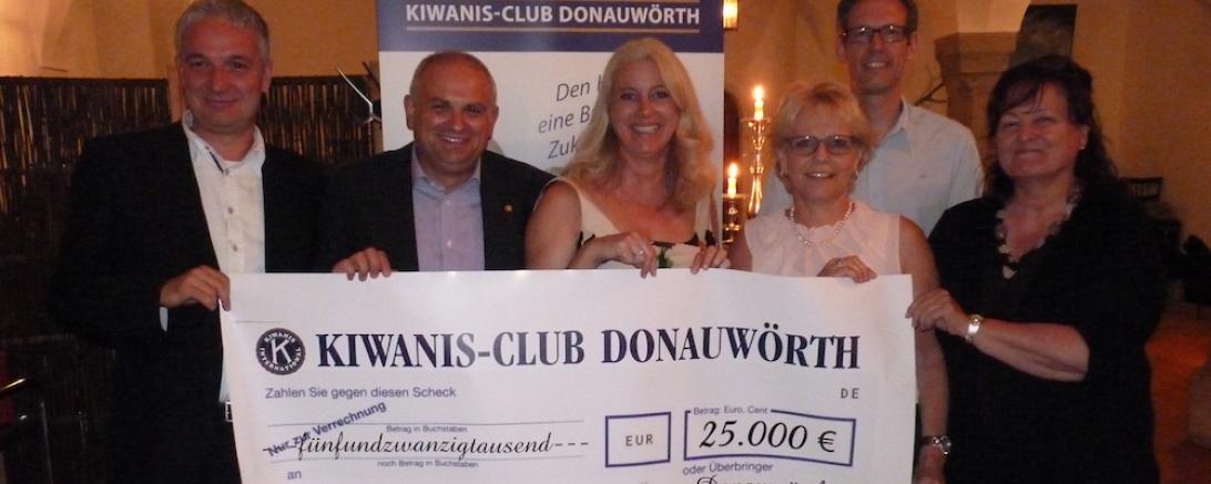 25 Jahre Spendenscheck