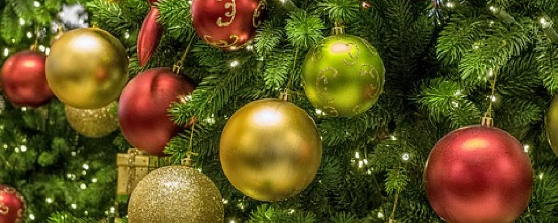 Das Bild zeigt einen Weihnachtsbaum