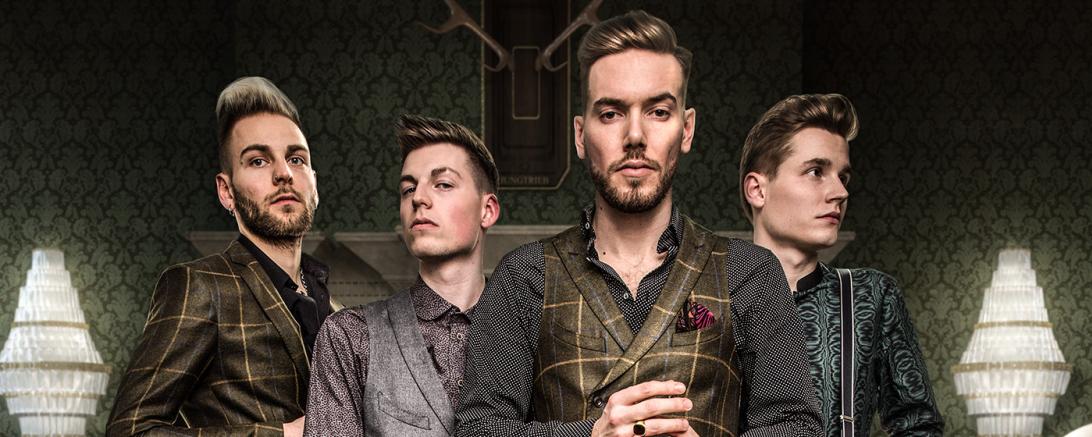 Auf dem Bild zu sehen Till (Gitarre), Mr. Big OH (Bass), Roman (Gesang, Gitarre), Al (Schlagwerk) 