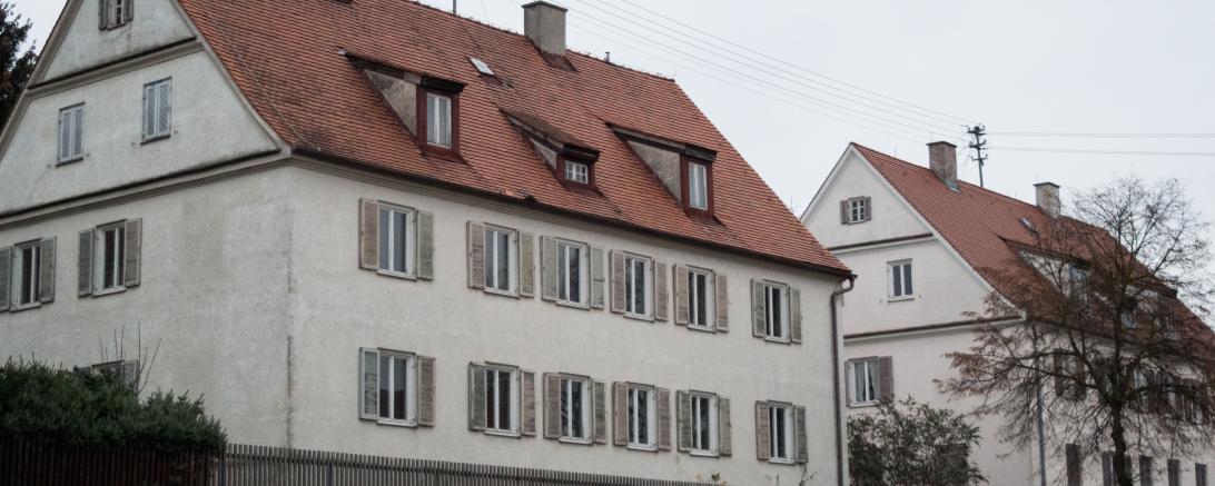 Zwei Wohnblöcke in der Sallingerstraße in Donauwörth 