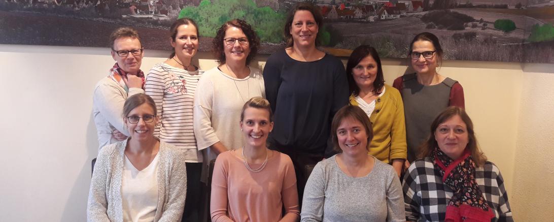 Das Bild zeigt den Qualitätszirkel der Hebammen.