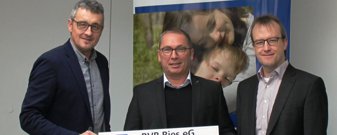 Das Bild zeigt Hermann Ruf, Günter Schwendner und Holger Ruf. 