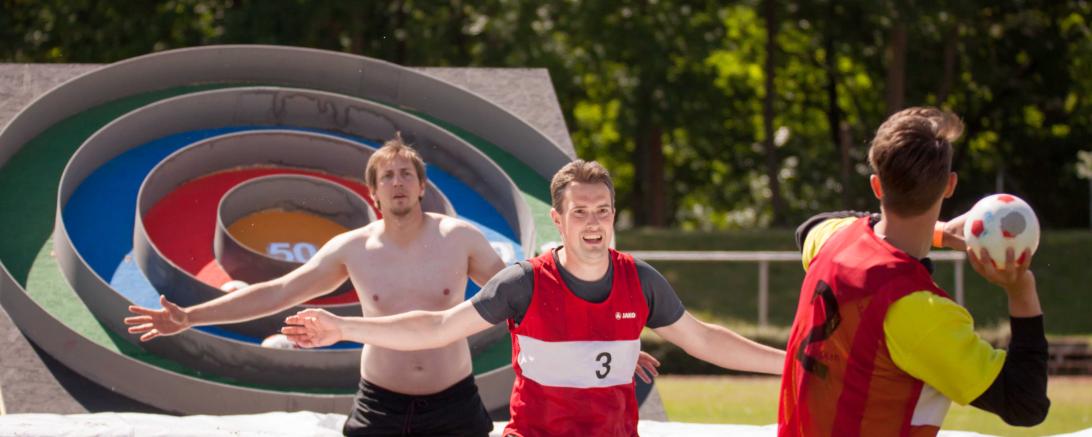 Hier sieht man das Spiel ohne Grenzen des TSV Mönchsdeggingen e.V..