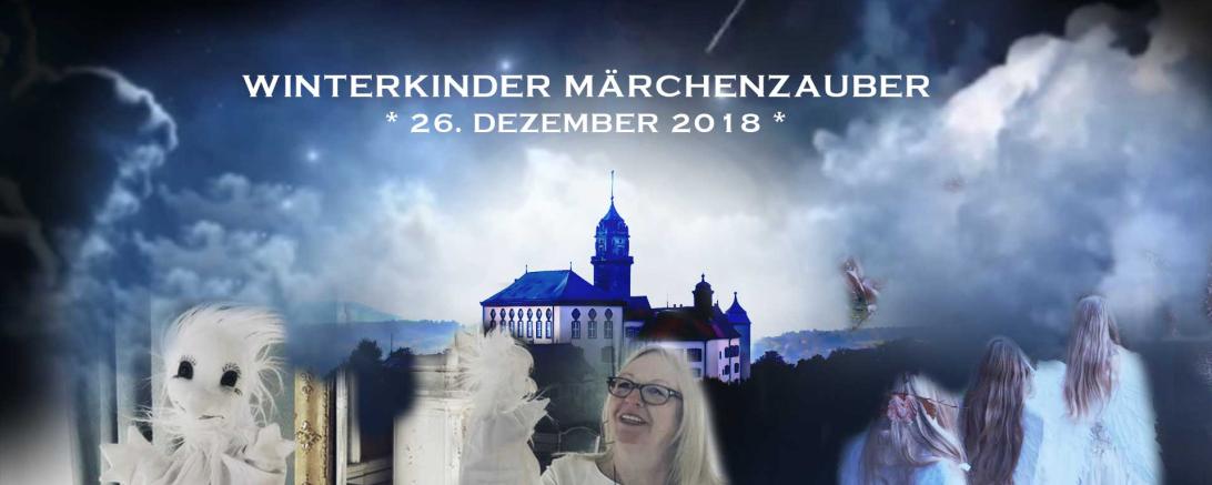 Das Bild zeigt den Flyer zu Winterkinder Märchenzauber. 