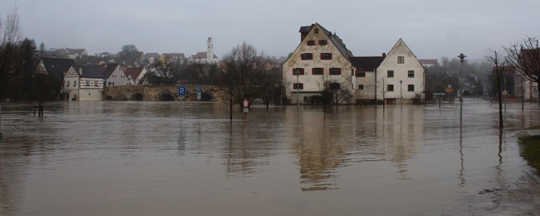 Hochwasser Büro