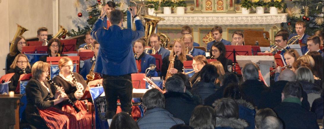 Das Bild zeigt die Musikkapelle Wörnitzstein. 