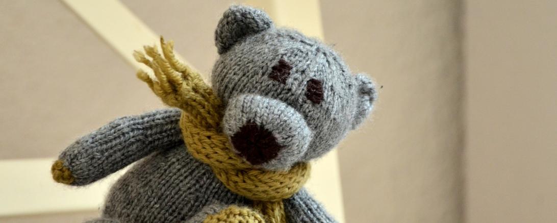 Teddybär gestrickt