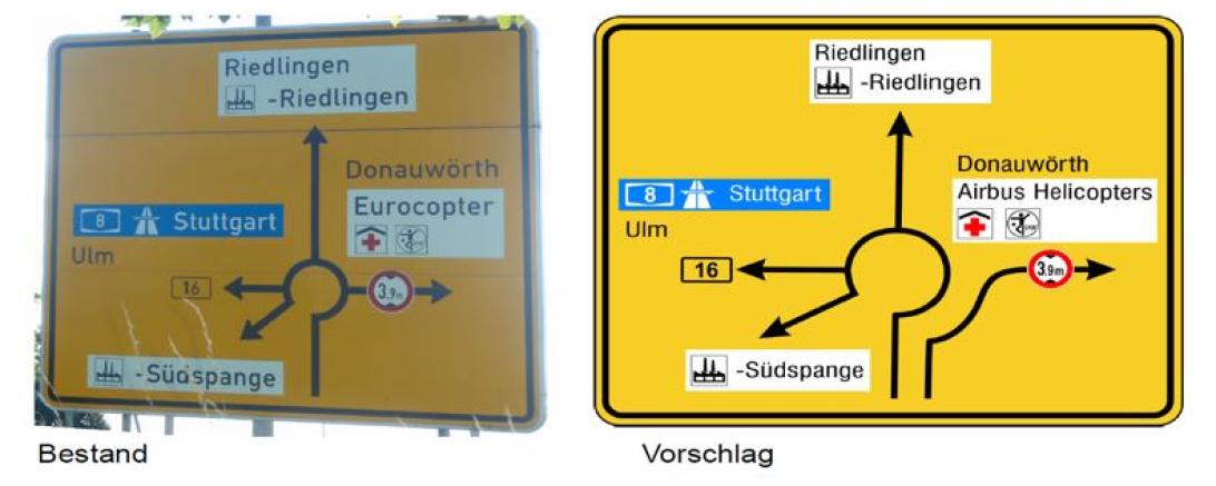 Kreisverkehr Schild 1