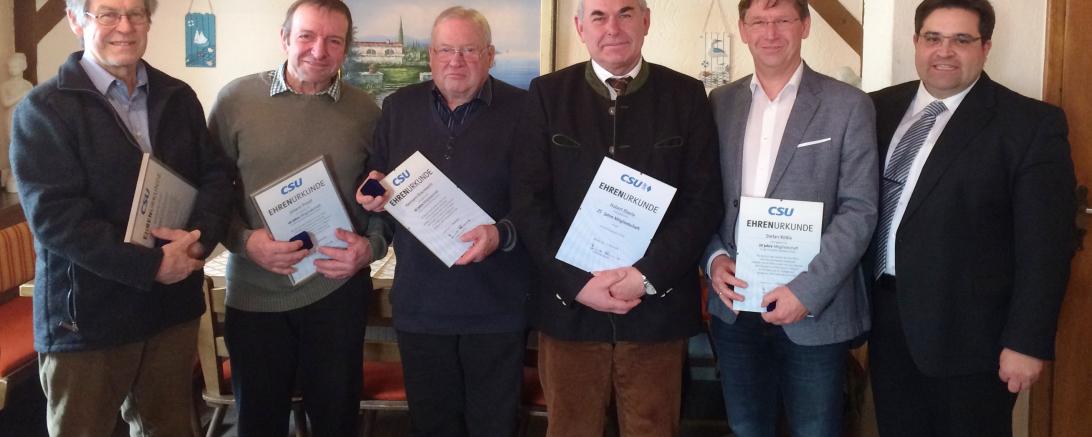 Ehrungen CSU 2018