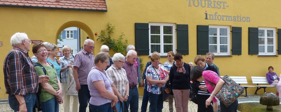 Stadtführung am Mangoldbrunnen