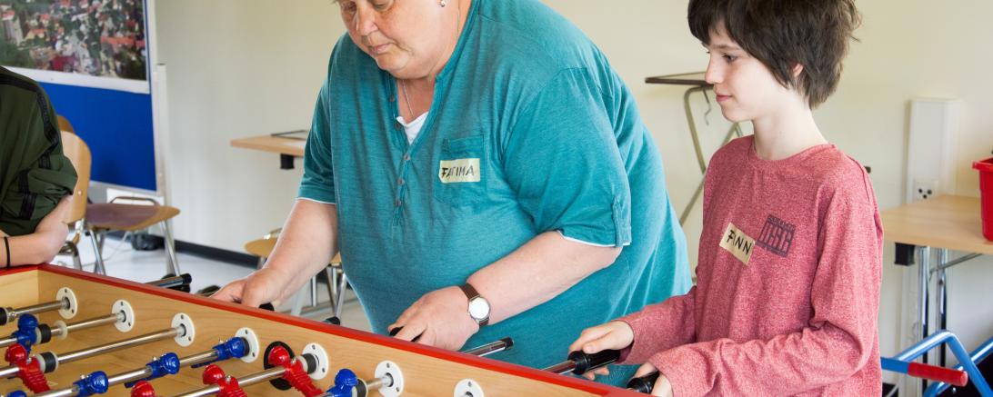 Kicker_Fatima und Finn